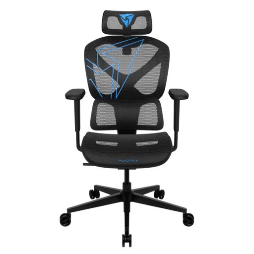 [35530] SILLA ERGONÓMICA THUNDERX3 YTC MALLA MESH TRANSPIRABLE TEGC-3066001.B1 AZUL