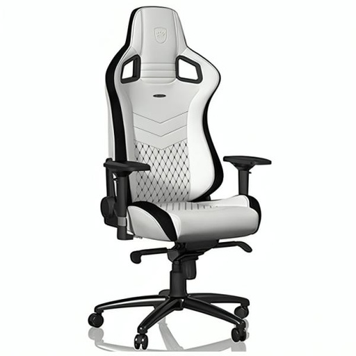 [HO3025] SILLA GAMING ERGONÓMICA NOBLECHAIRS EPIC CUERO SINTÉTICO NBL-PU-WHT-001 BLANCO