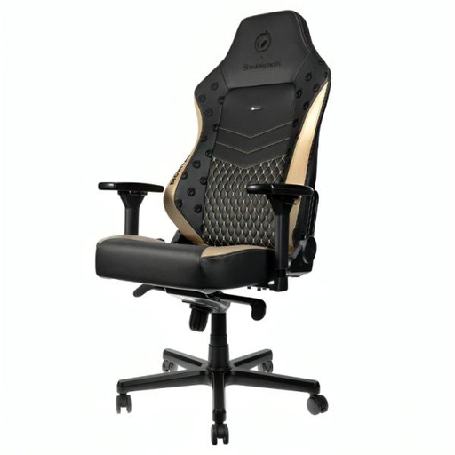 [HO3030] SILLA GAMING ERGONÓMICA NOBLECHAIRS HERO DIGNITAS CUERO SINTÉTICO NBL-HRO-PU-DTE NEGRO/DORADO