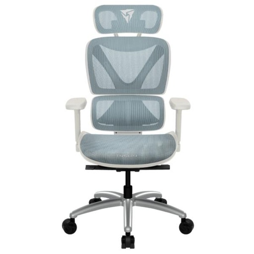 [HO3044] SILLA DE OFICINA ERGONÓMICA THUNDERX3 XTC CHROMA MALLA DE CUERO SINTÉTICO TRANSPIRABLE TEGC-3073102.B1 AZUL/BLANCO