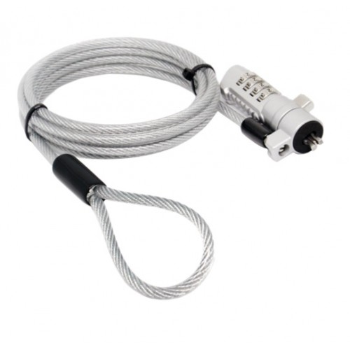 [1216001] CANDADO DE SEGURIDAD UNNO TEKNO  PARA LAPTOP KL6010SV CON COMBINACION TIPO NOBLE