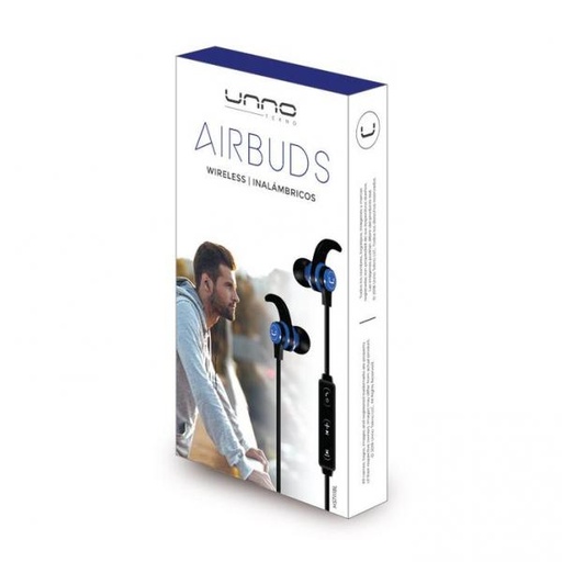 [1208071] AUDIFONO UNNO TEKNO AIRBUDS INALÁMBRICO BLUETOOTH HS7111BL AZUL