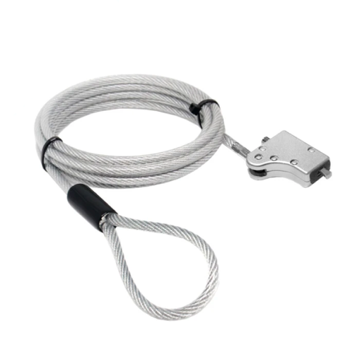 [1216002] CANDADO PARA LAPTOP UNNO TEKNO KL6012SV 1.8 METROS ACERO GALVANIZADO PLATEADO