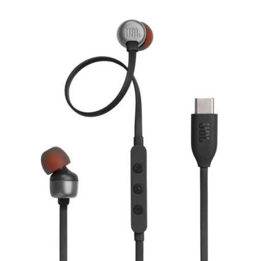 [1208583] AUDIFONO JBL TUNE 310C ALÁMBRICO TIPO C JBLT310CBLKAM NEGRO