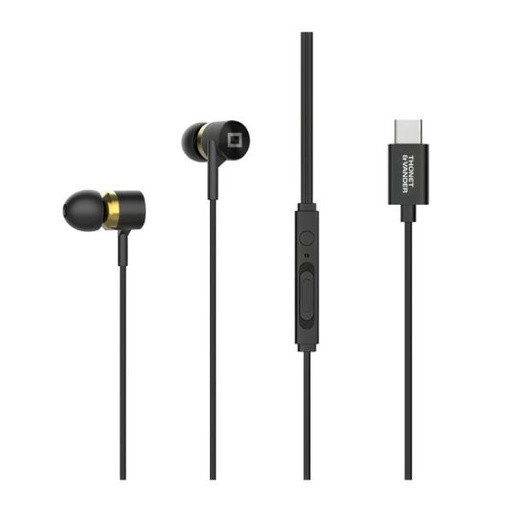 [1208619] AUDIFONO THONET & VANDER KLEIN GEN 2 ALÁMBRICO USB-C HK096-03658 NEGRO