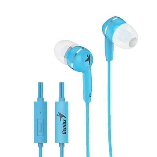 [178] AUDIFONO GENIUS HS-M320 ALÁMBRICO 3.5MM 31710005414 AZUL