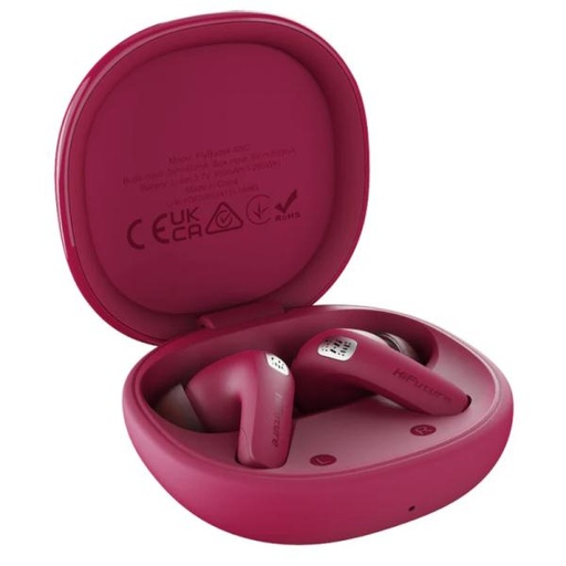 [PF1052] AUDIFONO HIFUTURE FLYBUDS4 ANC INALÁMBRICO BLUETOOTH CON CANCELACION DE SONIDO FUCSIA