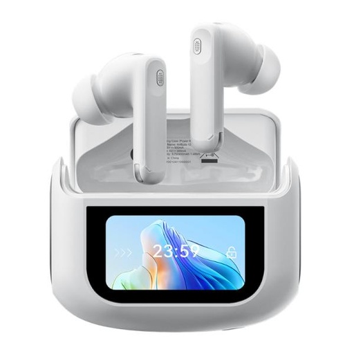 [PF1123] AUDIFONO BLACKVIEW AIRBUDS 12 BLUETOOTH LED IPX7 BLANCO