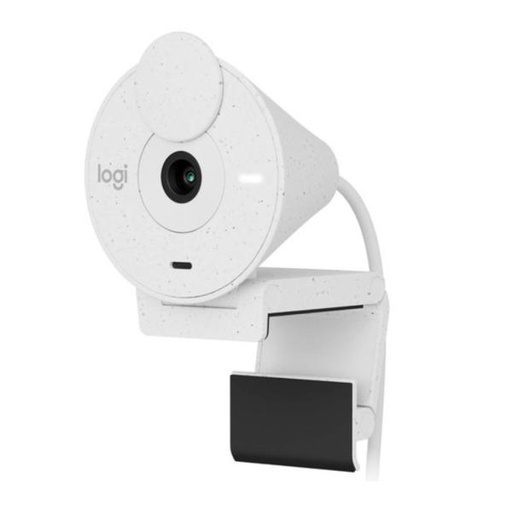 [1225159] CAMARA WEB LOGITECH BRIO 300 1080P USB-C 960-001440 BLANCO