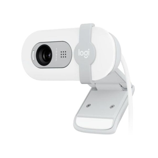 [1225207] CAMARA WEB LOGITECH BRIO 100 1080P USB-A 960-001615 BLANCO