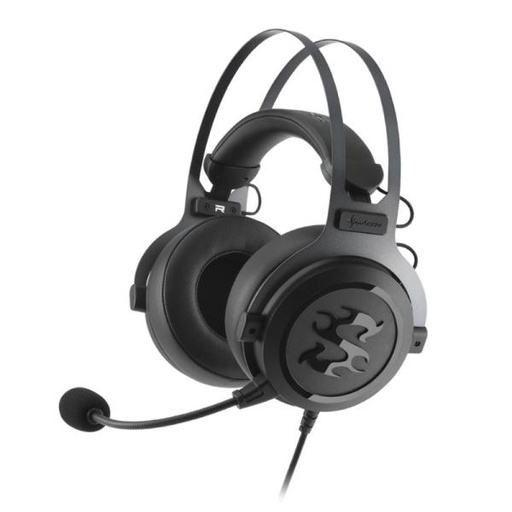 [1208187] HEADSET GAMING SHARKOON SKILLER SGH3 ALÁMBRICO 3.5 MM 4044951020713 NEGRO