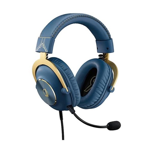 [1225049] HEADSET GAMING LOGITECH G PRO X LEAGUE OF LEGENDS EDITION ALÁMBRICO USB 981-001105 AZUL
