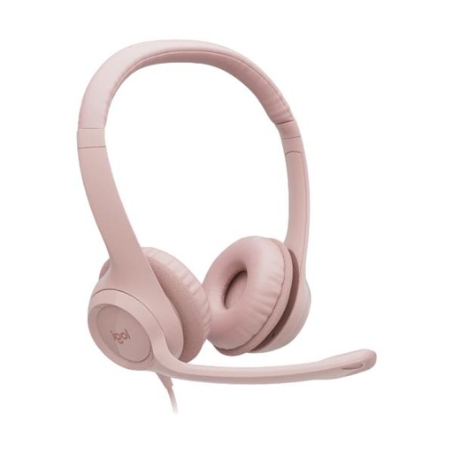 [1225158] HEADSET LOGITECH H390 ALÁMBRICO USB 981-001280 ROSADO