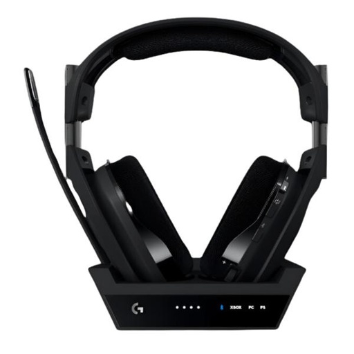 [1225251] HEADSET GAMING LOGITECH A50 X LIGHTSPEED INALÁMBRICO BLUETOOTH + BASE STATION 939-002126 NEGRO
