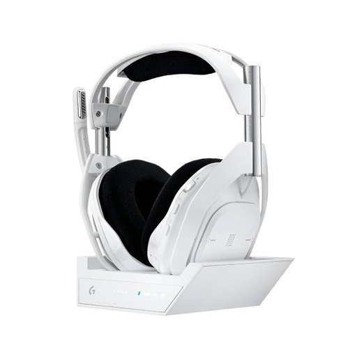 [1225256] HEADSET GAMING LOGITECH A50 X LIGHTSPEED INALÁMBRICO BLUETOOTH + BASE STATION 939-002132 BLANCO