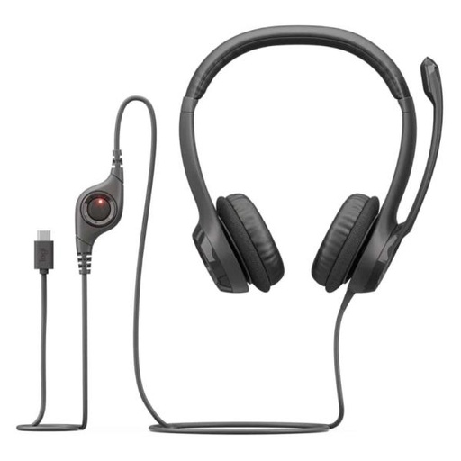 [PF4048] HEADSET LOGITECH H390 ALÁMBRICO USB-C 981-001575 NEGRO