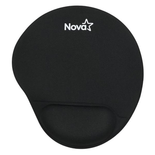 [PF6019] MOUSE PAD NOVA FXX21252002C GRANDE 8.5 PULG X 10 PULG GEL Y TELA NEGRO