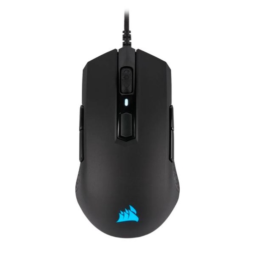 [1202055] MOUSE RGB CORSAIR M55 PRO AMBIDIESTRO  ALÁMBRICO USB 12400 DPI CH-9308011-NA NEGRO
