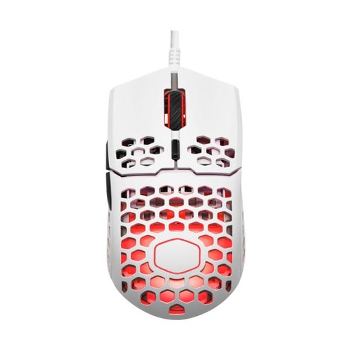 [1202101] MOUSE GAMING RGB COOLER MASTER MM711 ALÁMBRICO USB 16000 DPI ULTRALIGERO MM-711-WWOL1 BLANCO