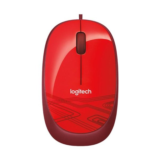 [1202116] MOUSE LOGITECH M105 ALAMBRICO 910-002959 ROJO