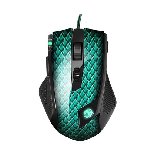 [1202119] MOUSE GAMING SHARKOON DRAKONIA ALÁMBRICO USB 5000 DPI 4044951012527 NEGRO / AQUA