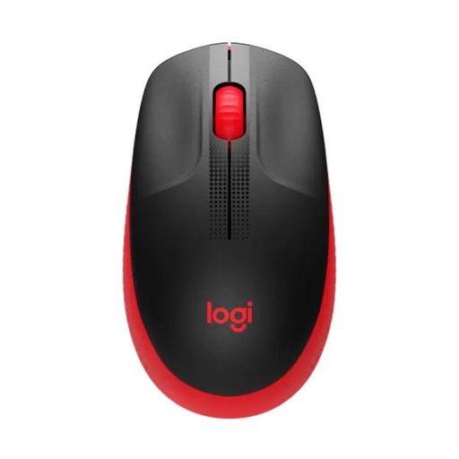 [1202163] MOUSE LOGITECH  M190 INALÁMBRICO CON RECEPTOR NANO 1000 DPI 910-005904 ROJO