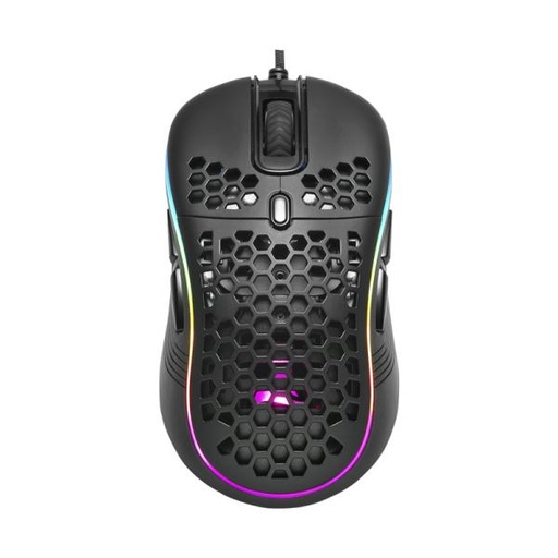 [1202179] MOUSE GAMING RGB SHARKOON LIGHT2 S ALÁMBRICO USB 6200 DPI 4044951029303 NEGRO