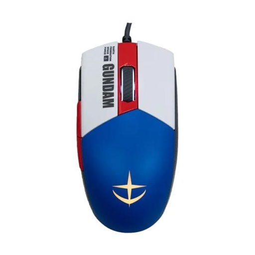 [1202216] MOUSE GAMING RGB ASUS P515 ROG STRIX IMPACT II GUNDAM EDITION ALÁMBRICO 6200 DPI 90MP0260-BMUA00 AZUL / BLANCO / ROJO