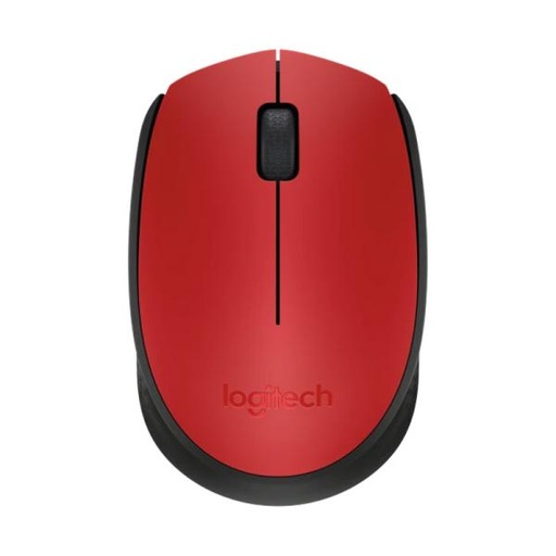 [1225017] MOUSE LOGITECH M170 INALÁMBRICO 2.4 GHZ 1000 DPI 910-004941 ROJO