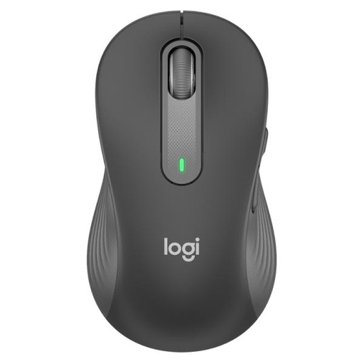 [1225071] MOUSE LOGITECH SIGNATURE M650 INALÁMBRICO BLUETOOTH / RECEPTOR 4000 DPI PARA ZURDOS 910-006234 NEGRO