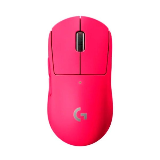 [1225088] MOUSE LOGITECH PRO X SUPERLIGHT INALÁMBRICO CON RECEPTOR 25600 DPI 910-005954 ROSA