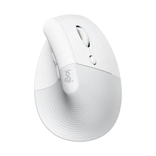 [1225105] MOUSE LOGITECH  LIFT VERTICAL ERGONOMIC INALÁMBRICO BLUETOOTH + RECEPTOR 4000 DPI 910-006469 BLANCO / GRIS