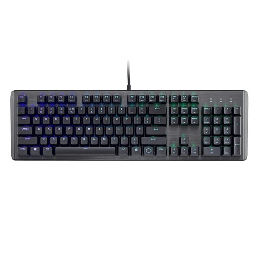 [1201135] TECLADO GAMING RGB COOLER MASTER CK-550 V2 MECÁNICO ALÁMBRICO USB INGLÉS SWITCH MARRÓN CK-550-GKTM1-US NEGRO / GRIS