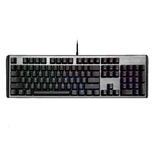 [1201136] TECLADO GAMING RGB COOLER MASTER CK550 V2 MECÁNICO ALÁMBRICO USB INGLÉS SWITCH ROJO CK-550-GKTR1-US NEGRO / GRIS
