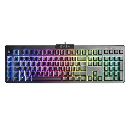 [1201201] TECLADO GAMING RGB EVGA Z12 MEMBRANA  ALÁMBRICO USB ESPAÑOL 834-W0-12SP-K2 NEGRO