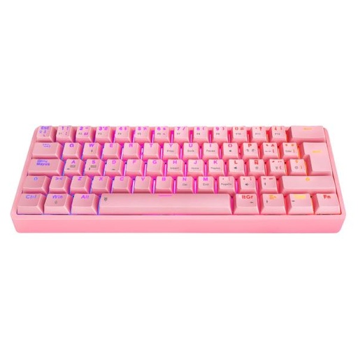 [1201280] TECLADO GAMING RGB EAGLE WARRIOR KGY182U0001C 60% MECÁNICO ALÁMBRICO USB ESPAÑOL ROSADO