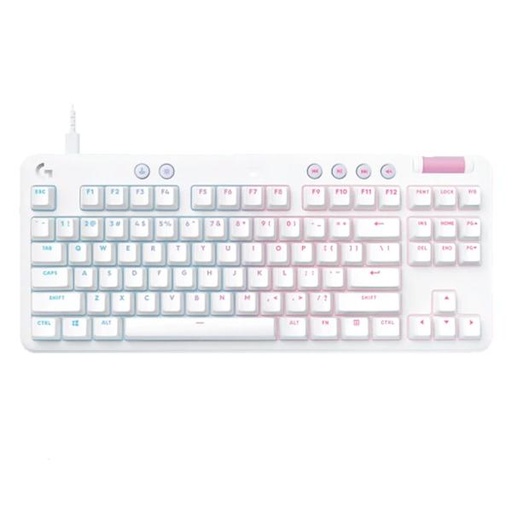 [1225122] TECLADO GAMING RGB LOGITECH G713 MECÁNICO ALÁMBRICO USB INGLÉS 920-010413 BLANCO