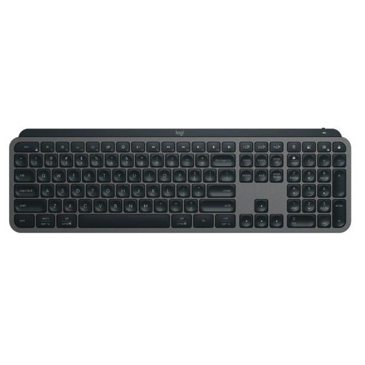 [1225217] TECLADO LOGITECH MX KEYS S MEMBRANA INALÁMBRICO BLUETOOTH INGLÉS 920-011558 NEGRO