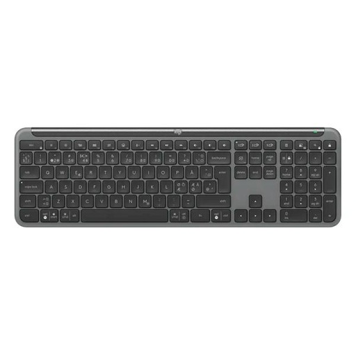[1225249] TECLADO LOGITECH SIGNATURE SLIM K950 MEMBRANA INALÁMBRICO BLUETOOTH ESPAÑOL 920-012432 NEGRO