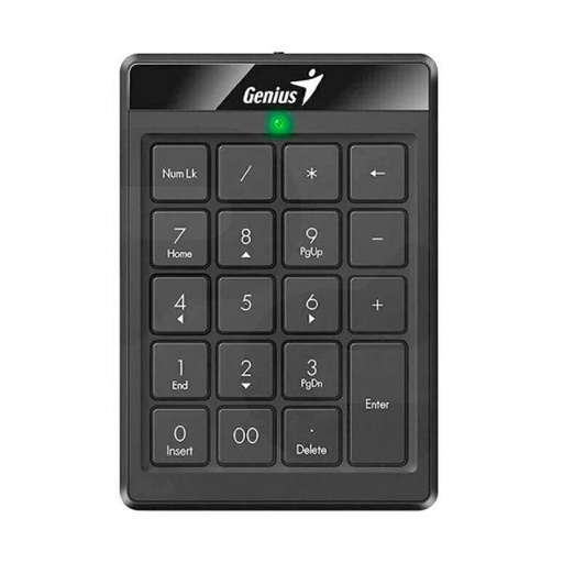 [151] TECLADO NUMÉRICO GENIUS NUMPAD 110 MEMBRANA ALÁMBRICO 31300016400 NEGRO