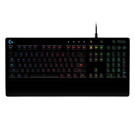 [LOG028] TECLADO GAMING RGB LOGITECH G213 PRODIGY MEMBRANA ALÁMBRICO INGLÉS 920-008084 NEGRO