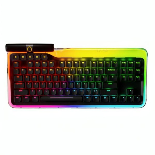 [PF7011] TECLADO GAMING RGB HYTE KEEB TKL MECÁNICO ALÁMBRICO USB-C 2.0 KB-HYTE-KEEB NEGRO