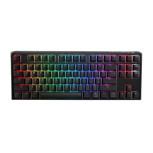 [PF7031] TECLADO GAMING RGB DUCKY ONE 3 TKL MECANICO USB-C ESPAÑOL SWITCH ROJO SILENCIOSO DKON2187ST-SESPDCLAWSC1 NEGRO