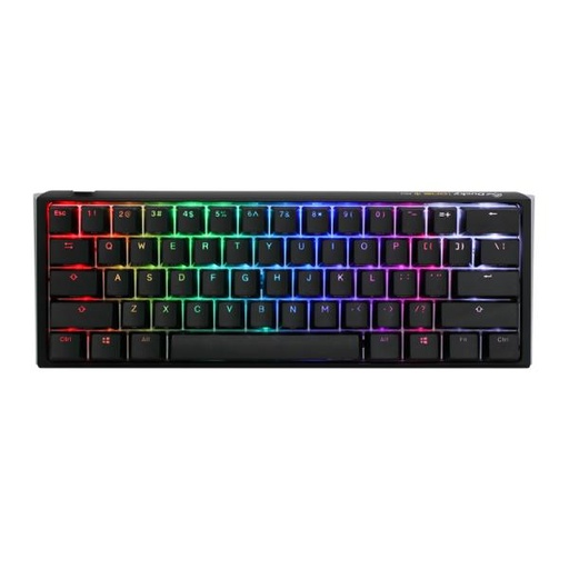 [PF7034] TECLADO GAMING RGB DUCKY ONE 3 MINI MECANICO USB-C ESPAÑOL SWITCH ROJO DKON2161ST-RESPDCLAWSC1 NEGRO