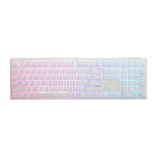 [PF7039] TECLADO GAMING RGB DUCKY ONE 3 MECÁNICO USB-C ESPAÑOL SWITCH ROJO DKON2108ST-RESPDPWWWSC1 BLANCO