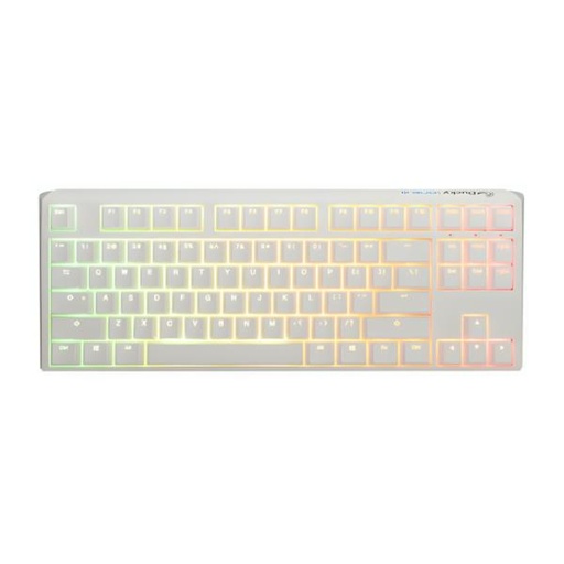 [PF7046] TECLADO GAMING RGB DUCKY ONE 3 TKL MECANICO USB-C ESPAÑOL SWITCH ROJO SILENCIOSO DKON2187ST-SESPDPWWWSC1 BLANCO