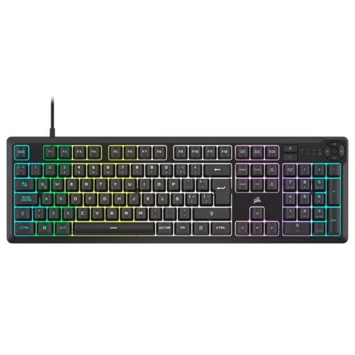 [PF7068] TECLADO GAMING RGB CORSAIR K55 CORE MEMBRANA ALÁMBRICO ESPAÑOL CH-9226C65-SP NEGRO
