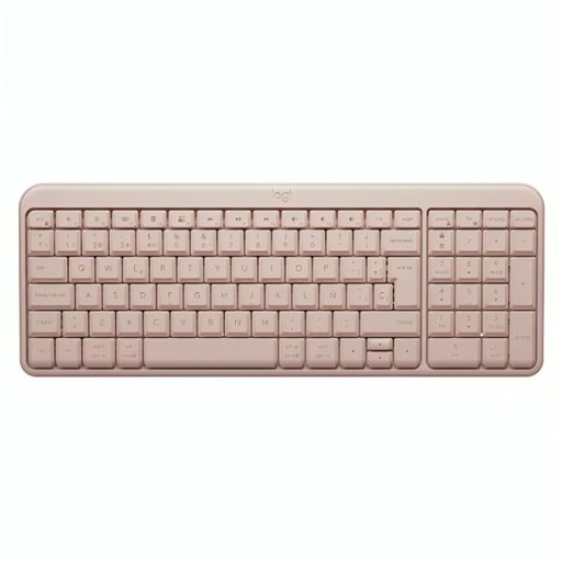 [PF7075] TECLADO LOGITECH K250 COMPACT MEMBRANA INALAMBRICO BLUETOOTH ESPAÑOL 920-013447 ROSADO