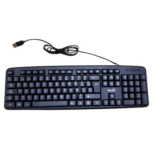 [PF7108] TECLADO NOVA KB3802U0001C MEMBRANA ALÁMBRICO USB ESPAÑOL NEGRO