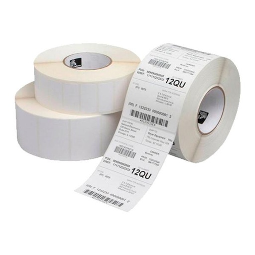 [1700034] ROLLO DE ETIQUETAS ZEBRA PAPEL 4 PULG X 4 PULG NUCLEO 1 PULG TERMICA DIRECTA Z-PERFORM 200D 2000D 6 ROLLOS/CARTON ZEB-10010033-CASE